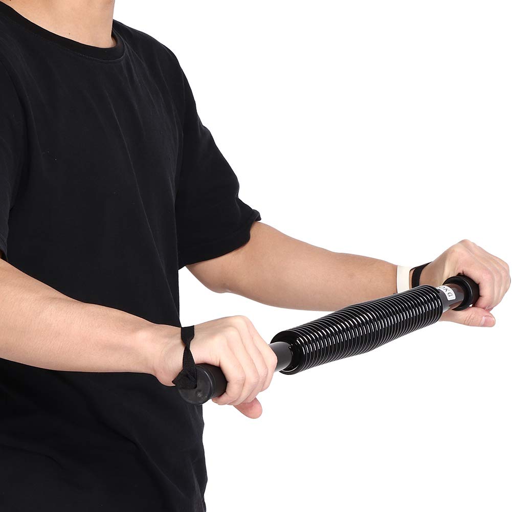 Allenatore per braccia, espansore toracico per avambraccio, attrezzo ginnico professionale per l'allenamento della forza, per allenamento in palestra a casa, nero, 80 kg o 100 kg.