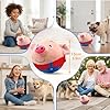 Interactive Dog Toys, Active Moving Pet Plush Toy, 2026 Upgraded Rechargeable Squeaky Dog Ball Toy with Recording Sound, Washable Cartoon Pig Plush Toy for Dogs Puppies (Blue) #3