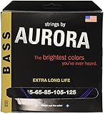 Aurora Strings AURPPB5-45 45-125 Bass Strings, Purple