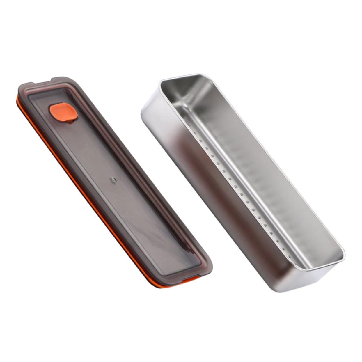 Cabilock 3piezas Contenedor De Almacenamiento De De Inoxidable Refrigerador Caja Hermética Para Tocino y Otros Alimentos Conservador De Sabor y Frescura Recipiente Reutilizable Diseño