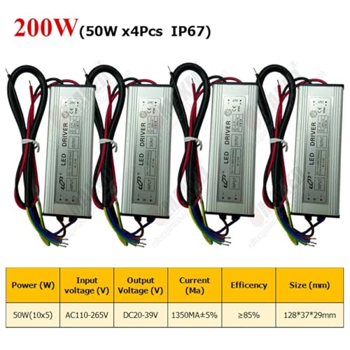 Transformateur LED 200W haut de gamme et alimentation IP66 DC20-40V pour éclairage LED - 2