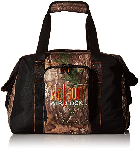 Watson Airlock Water/Scent Free Mini Camo Carrier, APX/Orange, 19x16x9-Inch