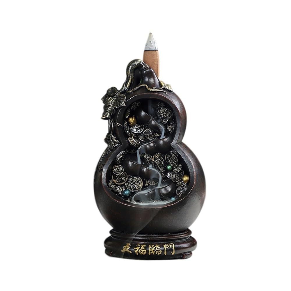 censer Creative Reversing Incense Burner Vintage Resin Entrance Decoration Holder