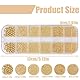 OHREN Nailart Perlen Micro Kaviar für Nägel, Mini Kaviar Strasssteine, Mikroperlen Dekor(Goldene)