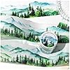 Kesari 6 Rolls of Nature Washi Tape Stickers for Journaling Supplies, Forest Themed Scrapbook Stickers for Scrapbooking, Junk Journal Supplies, Planer (Snowfall) #2
