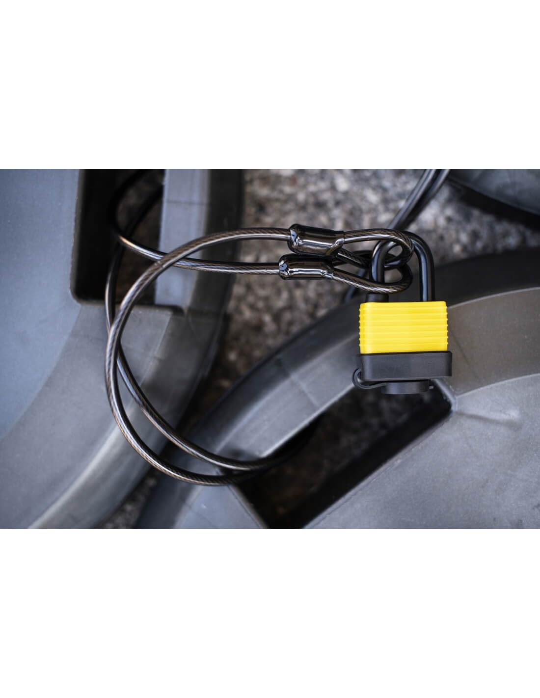 Cavo antifurto Twisty, bicicletta, casette da giardino, Ã˜ 8, 12,00m, guaina in PVC acciaio - THIRARD