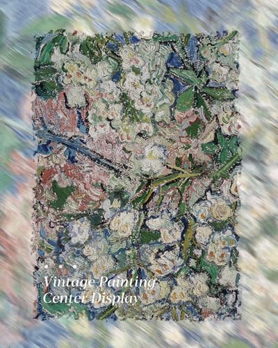 Image of HUARCEY Gold Framed Vintage Wall Art for Living Room, Flowers Painting Canvas Prints Shelf Decor for Kitchen, Van Gogh Bedroom Wall Art, Christmas Gifts for Friends or Family ( Chestnut Branches 8 inchx10 inch )