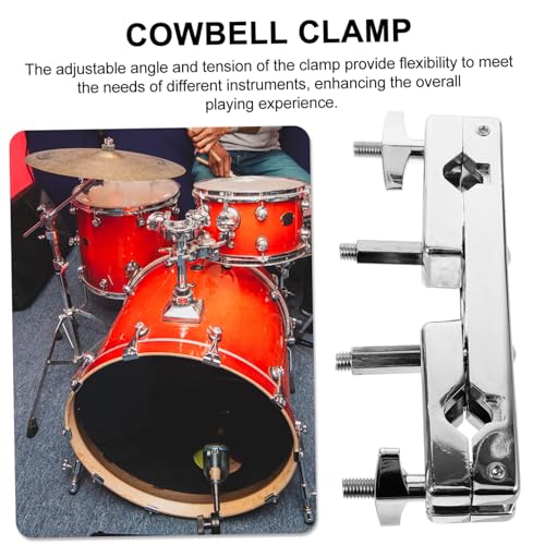 Clamp para platillo de batería SHOWERORO de aleación de zinc, soporte para kit de batería y percusión miniatura 4