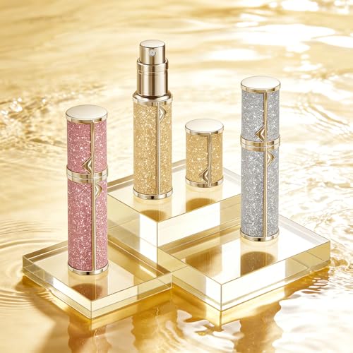 Travel Perfume Bottle Refillable 3PCS, Leak-Proof TSA Perfume Travel Bottle, Luxury Refillable Perfume Atomizer Portable Perfume Sprayer for Women & Men - Image 4