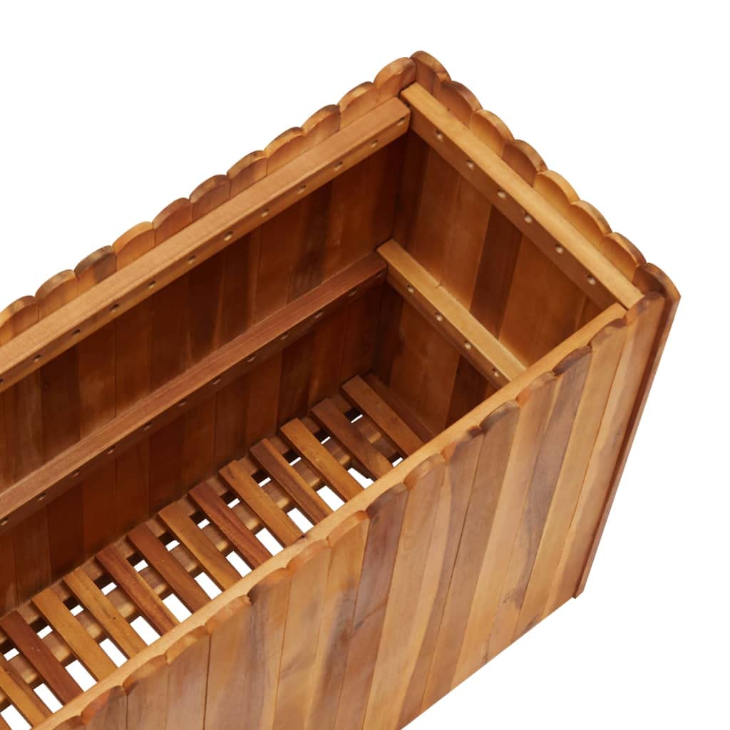 vidaXL Garten-Hochbeet 100 x 30 x 50 cm Massivholz Akazie