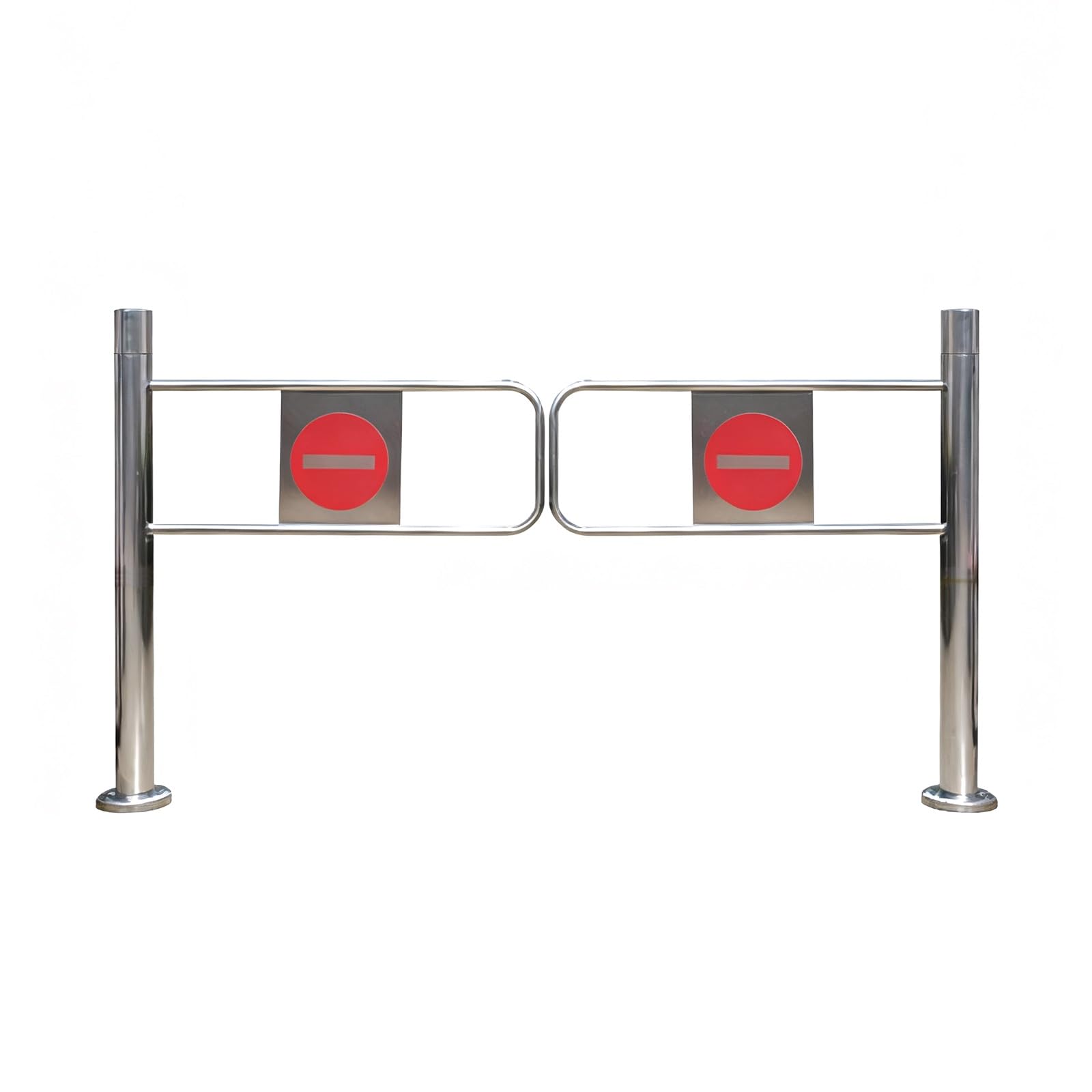 Porte battante à Fermeture Automatique, Porte de sécurité unidirectionnelle, Dispositif d'entrée en Acier Inoxydable pour supermarchés et entrepôts, Solution de sécurité