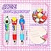 BIMORITA 24Pcs Mini Multicolor Pens in One 4-in-1, Cute Pens Bulk for Party Favors and Birthdays, Delightful Ballpoint Pen Back To School Gifts Classroom Student Prizes