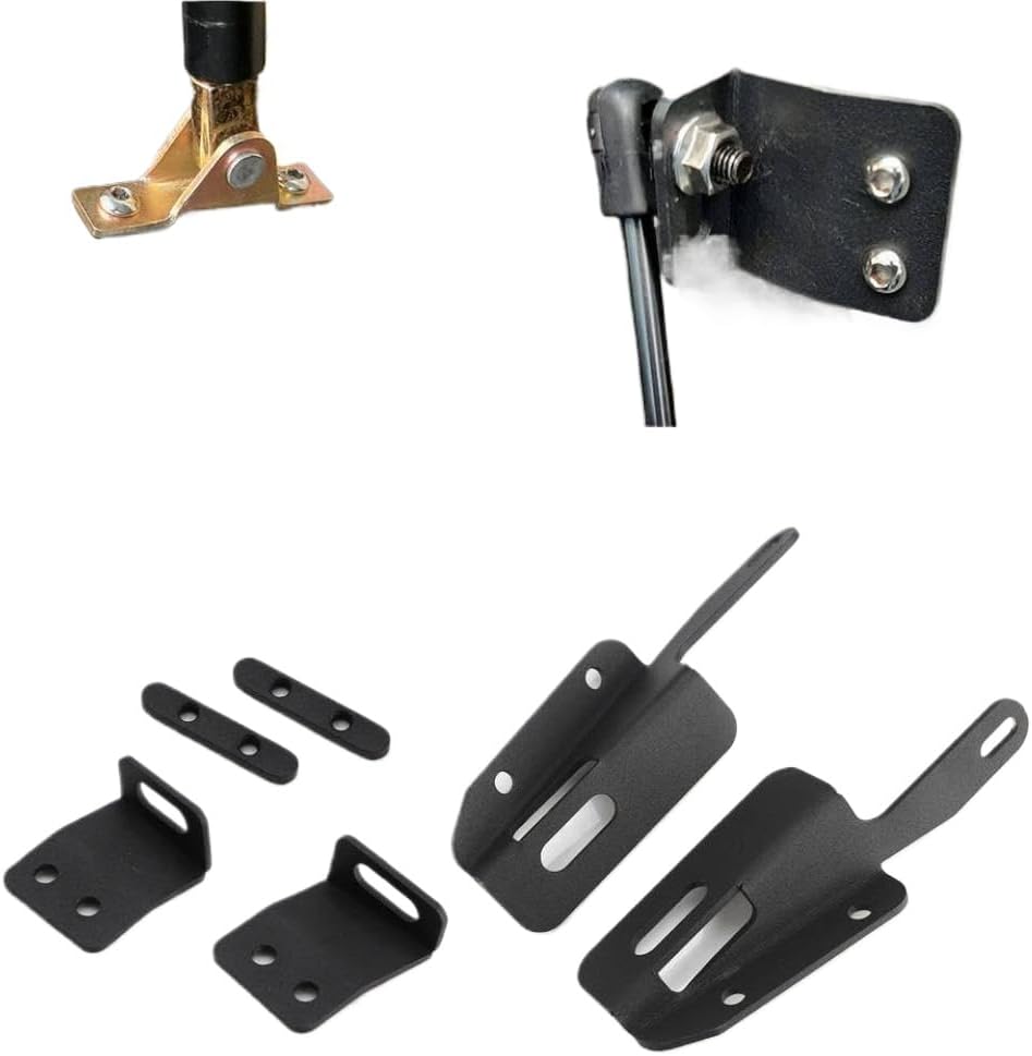 Black Hood Lift Support Struts Assist Kit Compatible with JK and Unlimited 2011 2018 2 Door 4 Door