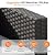 LazySunsets 6-Piece Outdoor Patio Furniture Set, Rattan Outdoor Sectional with Thick Waterproof Cushions, Wicker Ottomans & Waterproof Cover, Patio Conversation Set for Garden, Backyard, Grey