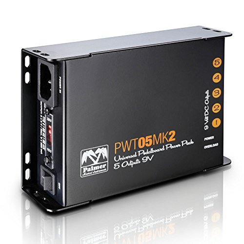 Palmer PWT 05 MK 2 - Fuente de alimentación universal de 9 V para pedaleras 5 salidas