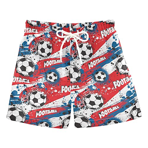 Sports Football Swim Trunks Baby Kids Baseball Swimwear Summer Toddler Beach Board Shorts Bathing Suit3T