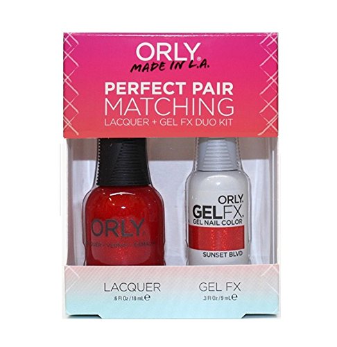 ORLY Perfect Pair acquer + Gelfx Sunset blvd