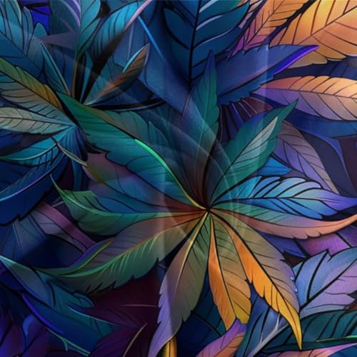 Parure de lit imprimé 3D feuilles, le cadeau utile pour lit d'enfant et ado