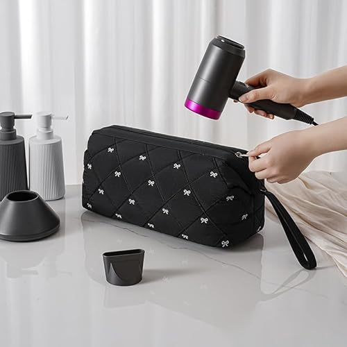Travel Case Compatible with Dyson Airwrap and Curling Iron, Portable Hair Dryer Carrying Bag Waterproof Storage for Dyson Supersonic Styler Attachments Protection