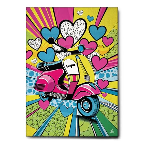 STAMPA: ad alta risoluzione su tela canvas con inchiostri super brillanti e inodore che non sbiadiscono nel tempo; tutti i nostri prodotti sono atossici e possono anche essere utilizzati in camera da letto e nella camera dei bambini. PRODUZIONE: 100% Made in Italy by Giallobus;