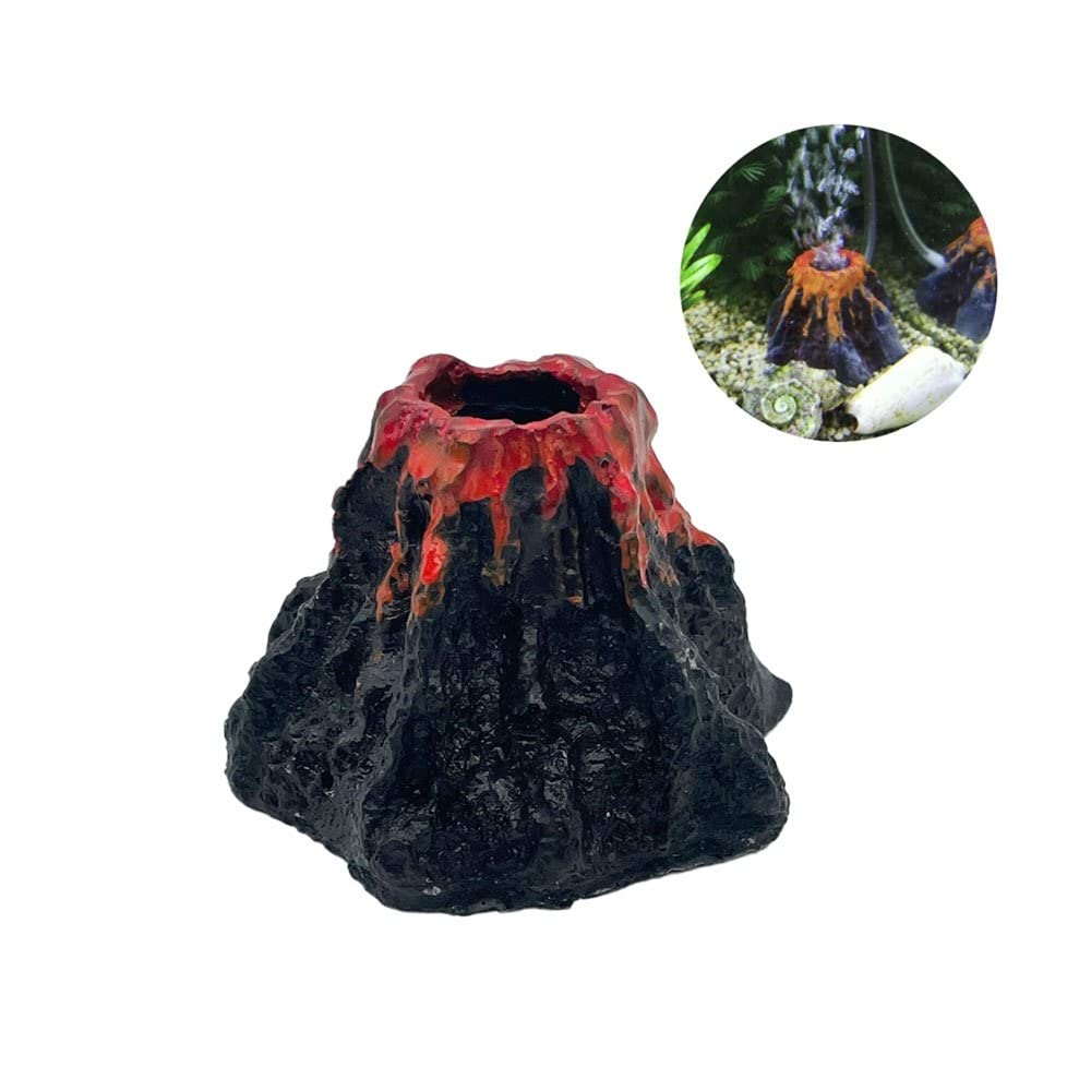 Amazon.co.jp: アクアリウム 火山 オブジェ エアレーション用 水槽