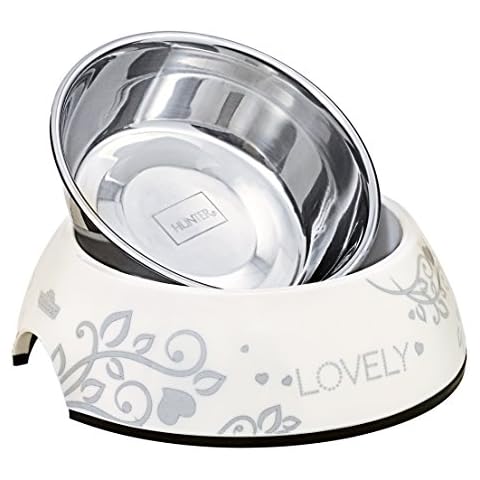 Dehner Premium Lovely Katzennapf, Ø 14 cm, Höhe 4.7 cm, 160 ml, spülmaschinenfest Cover