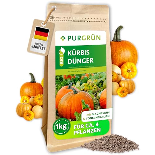 Purgrün® Bio-Kürbis-Dünger 1 kg – Organisch-mineralische...