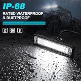 2 x reflektor cofania 56 W, 15 cm, światło do jazdy dziennej, offroading, do jazdy, do ciągników do pojazdów 4x4 Mitsubishi L200, motocykl, autobus
