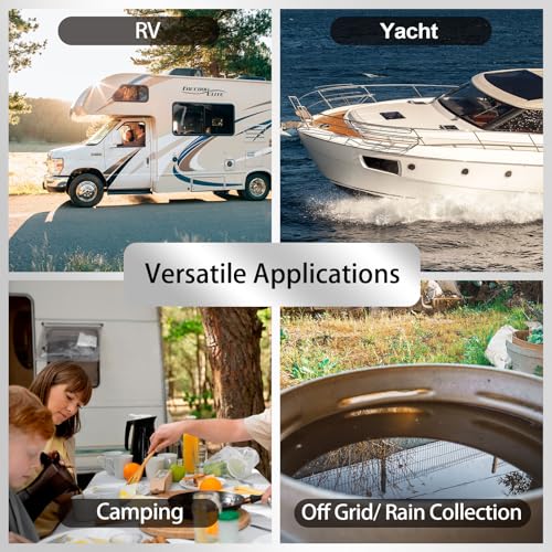 Image of WASSERMANN RV Water Pump 12V DC 4008-101-A65 /E65 Replacement, 3.0 GPM 55PSI, Quiet Pump with Pressure Switch for Camper RV Shower Garden Industrial Yacht Sprayer Food Truck Travel Trailer Water Pumps