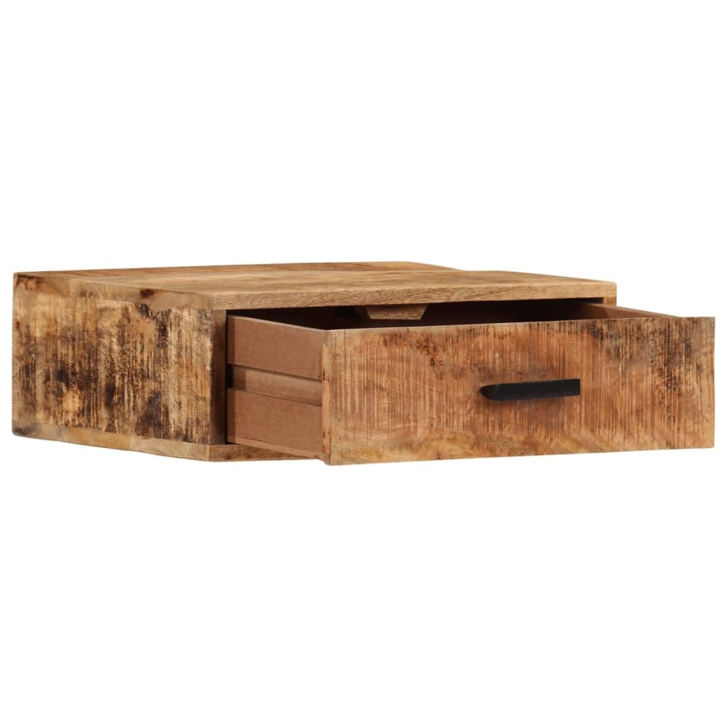 Hothingwell Ścienny stolik nocny 40x30x13,5 cm lite drewno mango