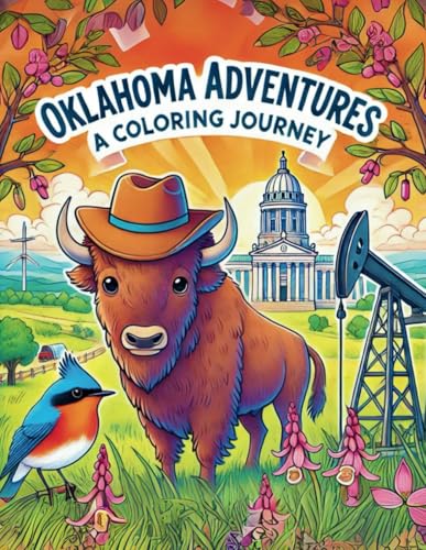 Oklahoma Adventures: A Coloring Journey (US States Coloring Adventure)