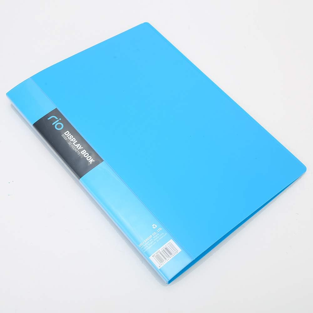 Deli E5033 30Pocket Display Book, A4 Size, Assorted Amazon.ae Office Products