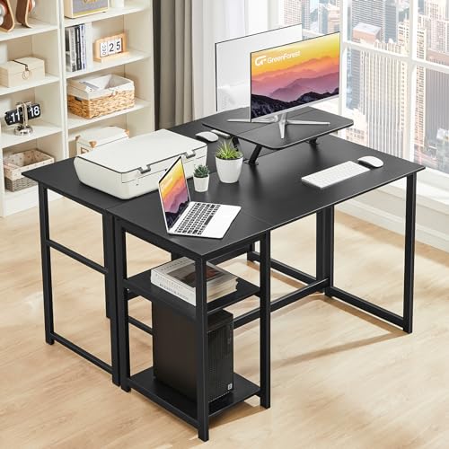 GreenForest Desk 47-inch Black thumbnail 8