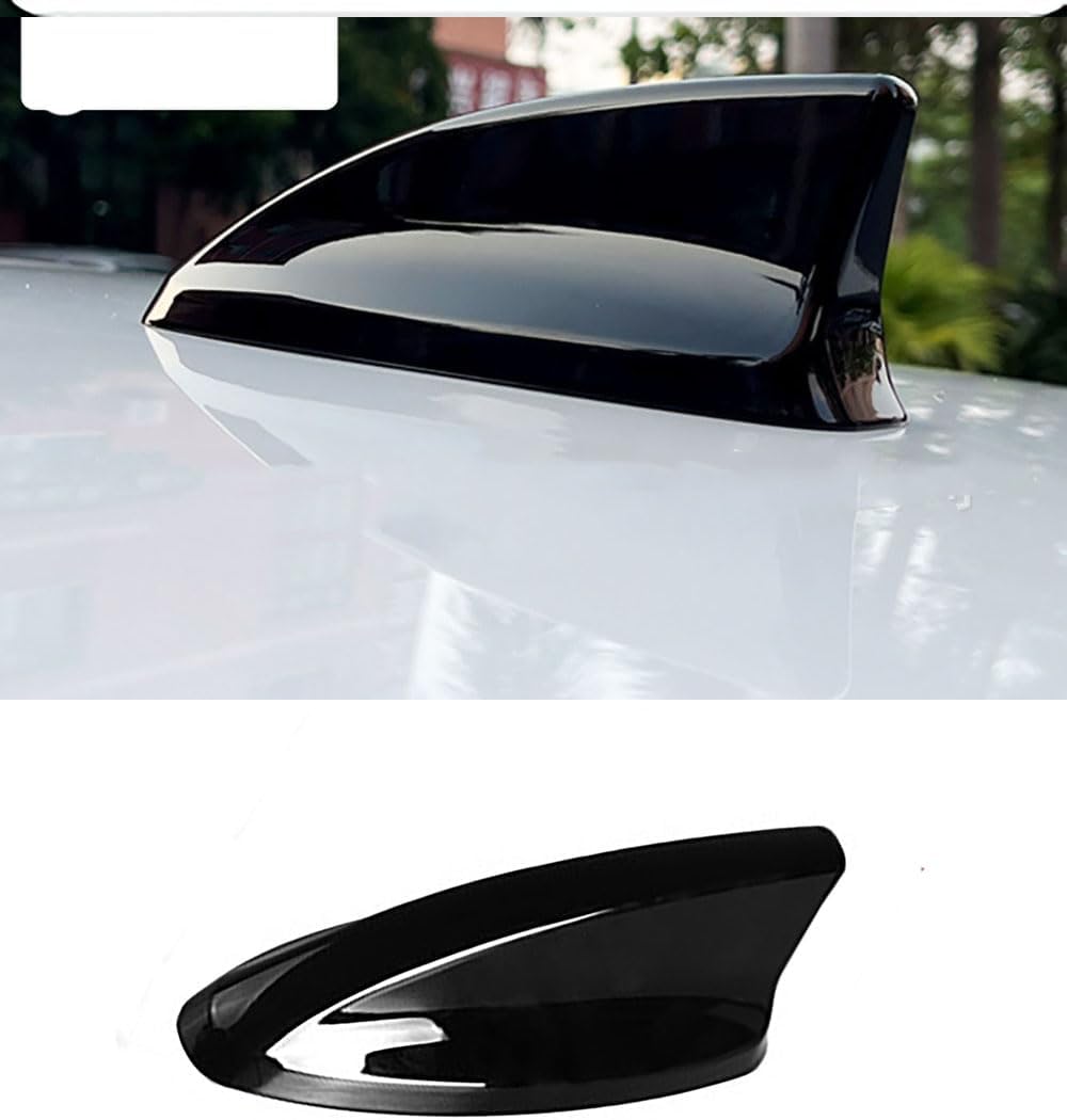 Car Accessories Antenna Topper Car Shark Fin Cover Exterior Decoration Compatible with for Honda CR-V & HR-V/Accord 2023 2024 2025 2026 -Glossy Black