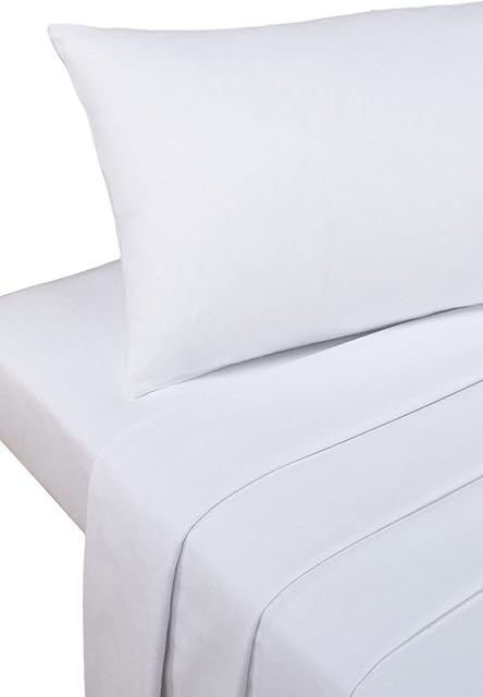 Bedding Heaven 2' 6" Percale 180 Thread Count Fitted Sheet. White. Ideal for Bunk Bed, Small Single and Caravan Bed.