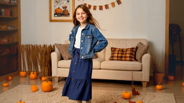 Amazon.com: Kukume Maxi Skorts Skirt for Girls Button Front High