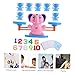 Tofficu 1set Balance Scale Toy for Boys and Girls Math Learning Educational Elephant Scale for Family Playtime Lightweight and Easy to Assemble for Counting Skills Development