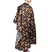 Produktbild Rosvola Professional Fashionable Barber Cape, Salon Cape mit Druckknopfverschluss zum Haarschneiden, Cape Cloth Schürze Stretch Out Hand, Antistatik, Wasserdicht, Für Zuhause/Friseur Shop