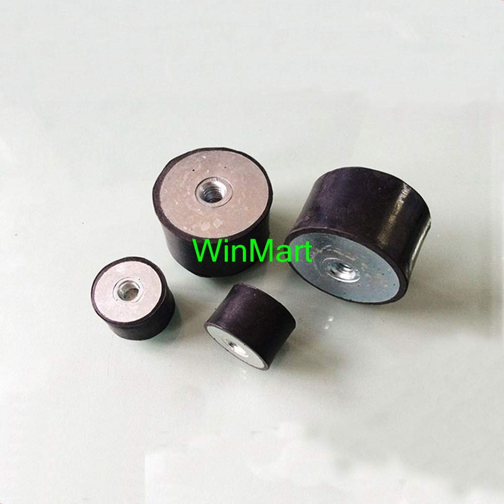 10pcs M4 15 * 15mm Double end Female Thread Rubber damper crash pad