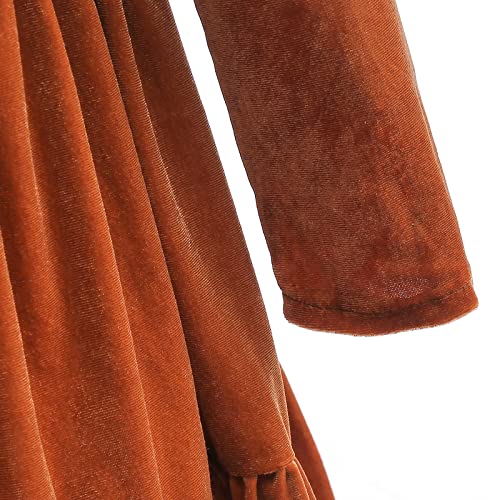 Vestido de Navidad para niñas el regalo perfecto de cumpleaños de terciopelo 5