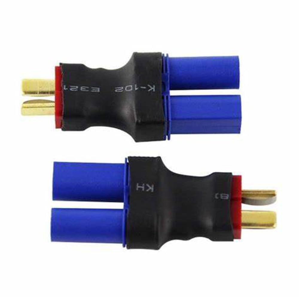 LINSYRC Pacote com 5 conectores Deans T-Plug macho para conector fêmea