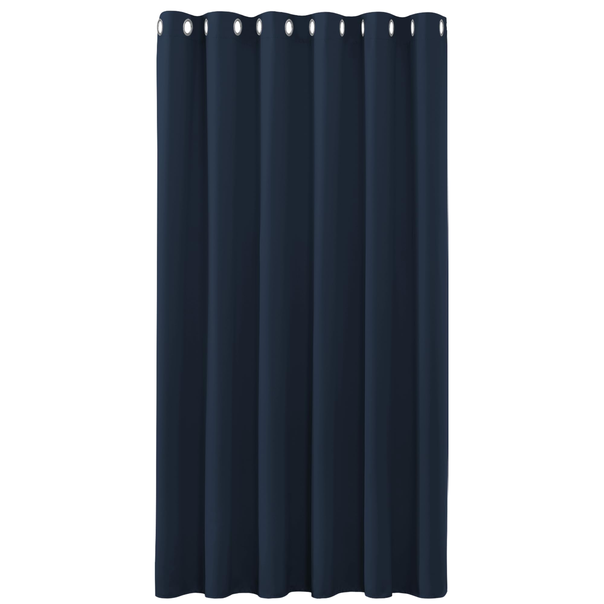 PONY DANCE Tenda Oscurante da Interno Pannelli Divisori con Anelli Curtain Moderne Termica per Soggiorno e Cameretta Bambino 1 Pezzo L 200 x A 245 cm, Blu Scuro