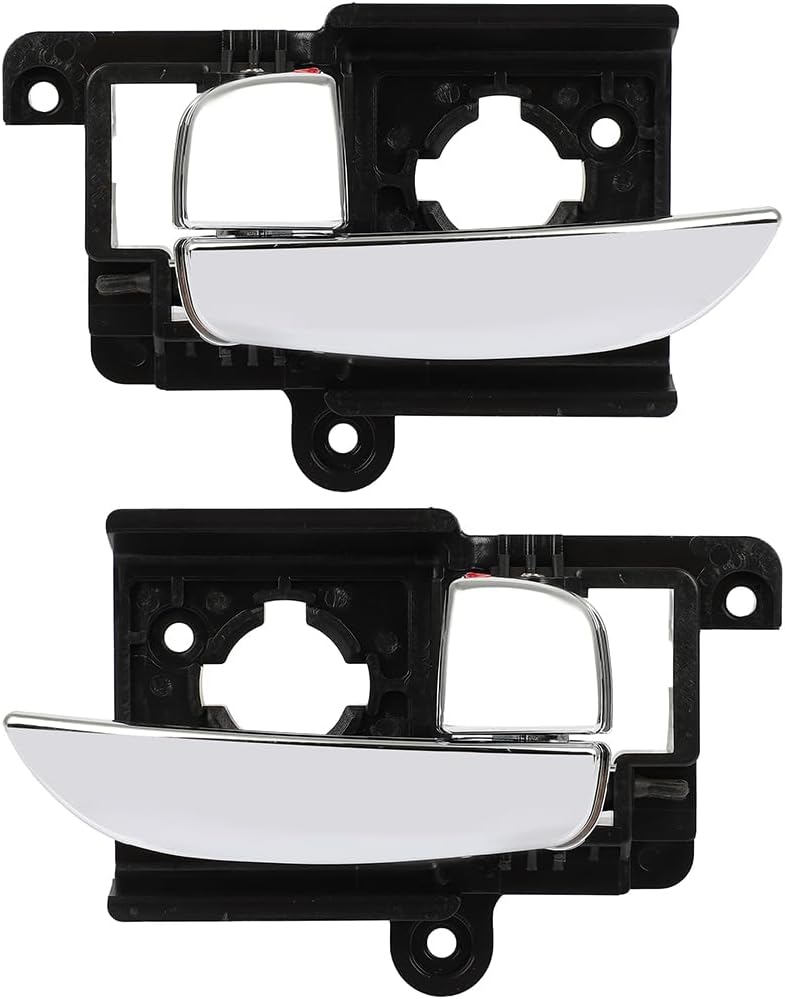 ECCPP Interior Door Handles 2007-2010 for Hyundai for Elantra Inner Replacement Front Rear Driver Left Passenger Right Door Handles 2 PCS Chrome 826200Q000, HY1353131, 826100Q000, HY1352131