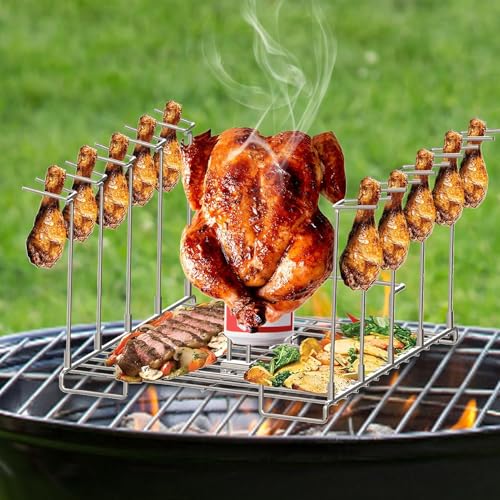 Support de poulet 10 emplacements pour des brochettes parfaites - 3