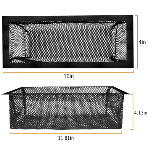 8 Pack Floor Register Cover Trap,Floor Vents Hoods for Home Air Vent Filters,Register Filters for Floor Vents(4 x 10 Inch)