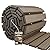 Yoopin 6' Wooden Garden Pathway, Outdoor Roll Out Straight Walkway Patio Path, Weather-Resistant Walkway with Non-Slip Surface for Garden, Backyard, Beach, Wedding Party Pathways(Brown, 6ft)