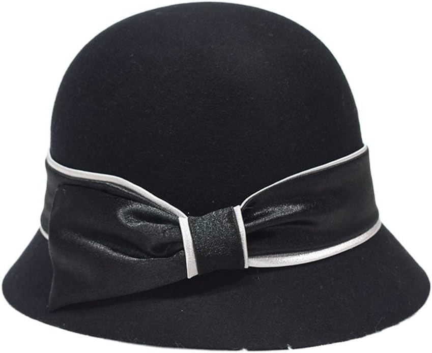 Autumn and Winter Hat Women's Round Top Small Pot Fisherman's