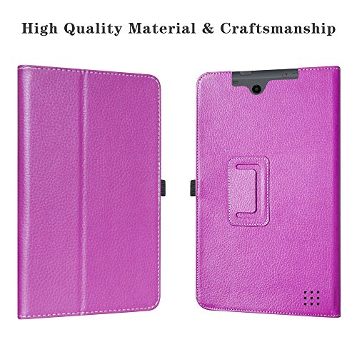 Liushan Compatible With Rca 11 Galileo Pro Case,Rca 11 Delta Pro Case,Pu Leather Slim Folding Stand Cover For 11.5" Rca 11 Galileo Pro Rct6513W87Dk / Rca 11 Delta Pro 11.6 Inch Android Tablet,Purple #TOP4