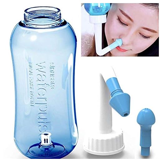 Sistema de Lavado de Nariz para Niños MALTSKY - Dispositivo de lavado nasal para enjuagar la nariz, sistema de lavado para niños y adultos, alivio natural, rinitis alérgicas y tratamiento para el cuidado de la nariz, 300 ml