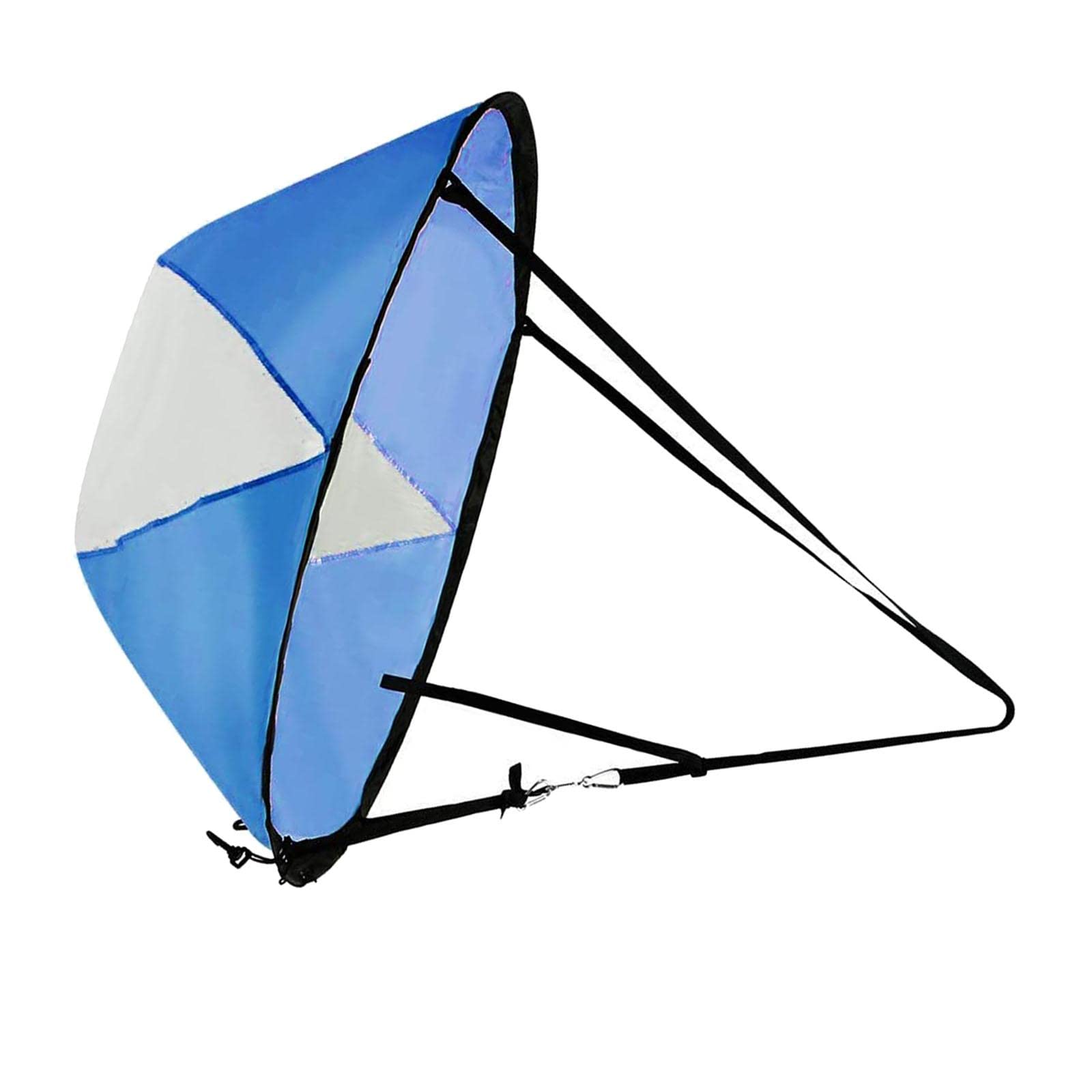 Colcolo Kayak Segel Windsegel mit Tragetasche, 42" (108cm) Langlebiges Windsegel Windpaddel Sup Paddle Board Sofortiges für Boot Segelboot Kanu Faltbarer Stil